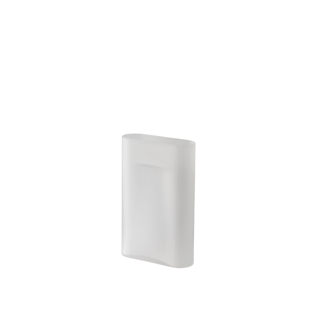 Muuto Ridge Vase Frosted Glass