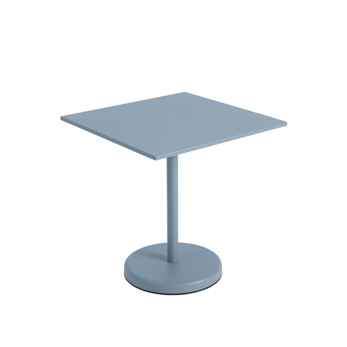Linear Steel Café Table / 70 x 70 h: 73 cm
