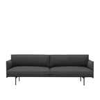 Outline Sofa / 3-Seater - Black Base
