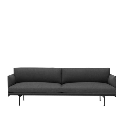 Outline Sofa / 3-Seater - Black Base