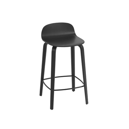 Visu Counter Stool / Wood Base - 65 cm