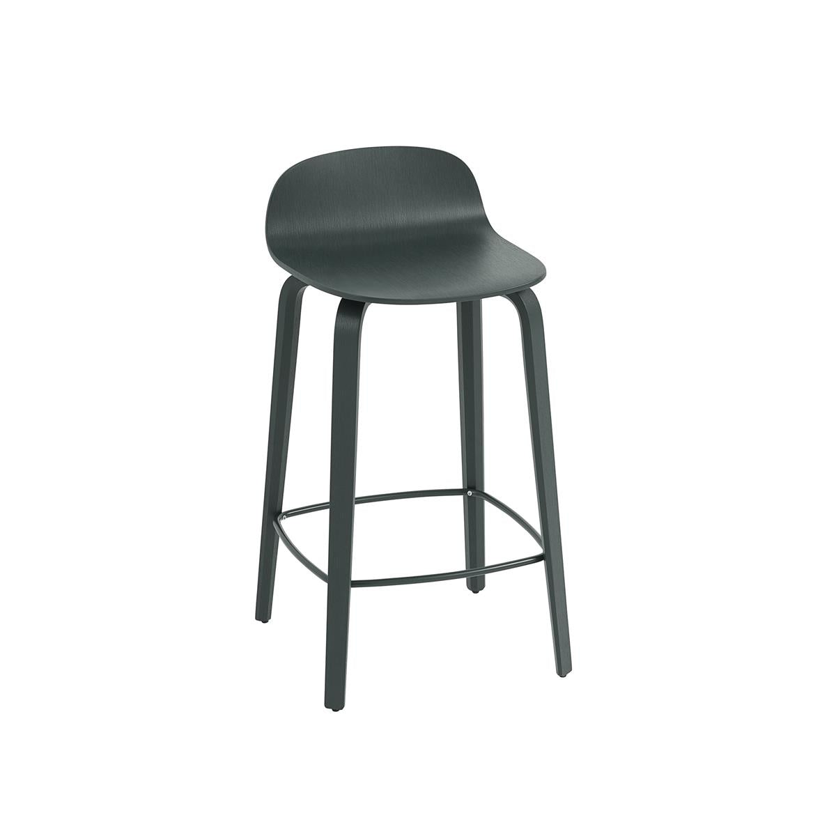 Visu Counter Stool / Wood Base - 65 cm