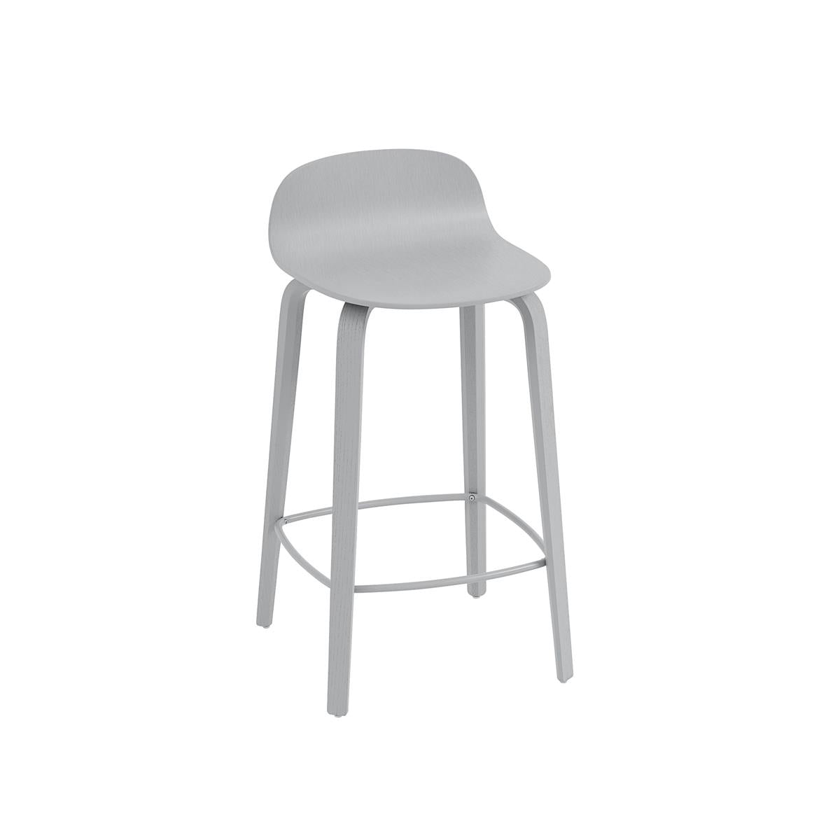 Visu Counter Stool / Wood Base - 65 cm