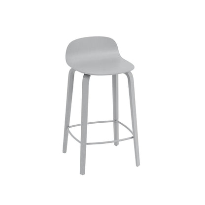 Visu Counter Stool / Wood Base - 65 cm