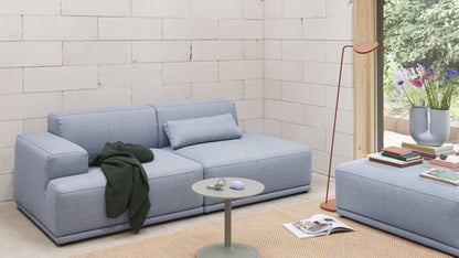 Connect Soft Modular Sofa / 2-Seater - Configuration 2 - Re-wool 128 ***