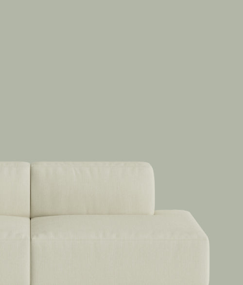 Connect Soft Modular Sofa / 2-Seater - Configuration 2 - Re-wool 128 ***