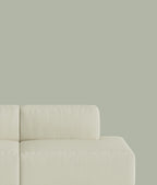 Connect Soft Modular Sofa / 2-Seater - Configuration 2 - Re-wool 128 ***