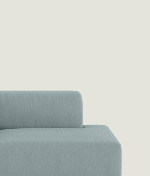 Connect Soft Modular Sofa / 2-Seater - Configuration 2 - Re-wool 128 ***