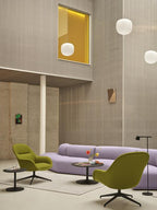 Fiber Lounge Armchair / Swivel Base