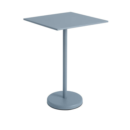 Linear Steel Café Table / 70 x 70 h: 105 cm