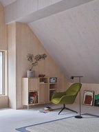 Fiber Lounge Armchair / Swivel Base