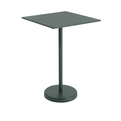 Linear Steel Café Table / 70 x 70 h: 105 cm