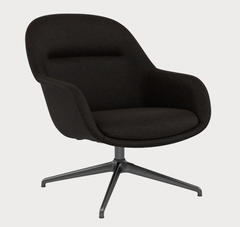 Fiber Lounge Armchair / Swivel Base