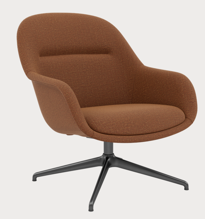 Fiber Lounge Armchair / Swivel Base
