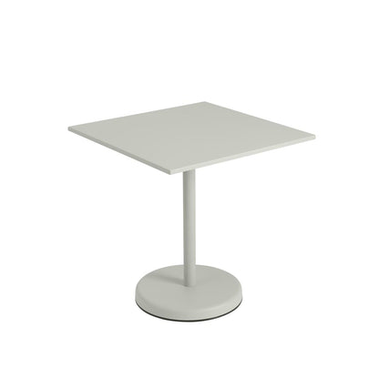 Linear Steel Café Table / 70 x 70 h: 73 cm