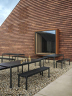 Linear Steel Bench / 170 X 34 CM