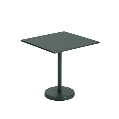 Linear Steel Café Table / 70 x 70 h: 73 cm