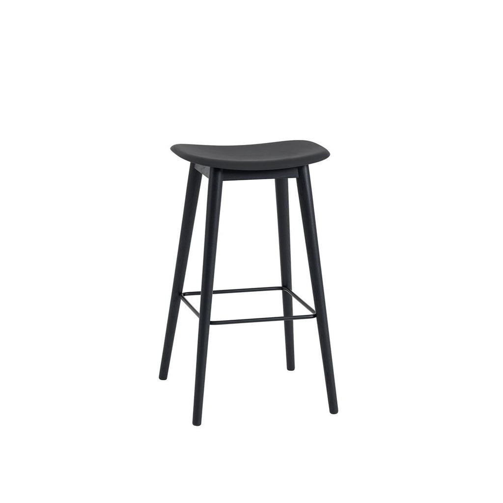 Muuto Fiber Counter Stool Wood Base