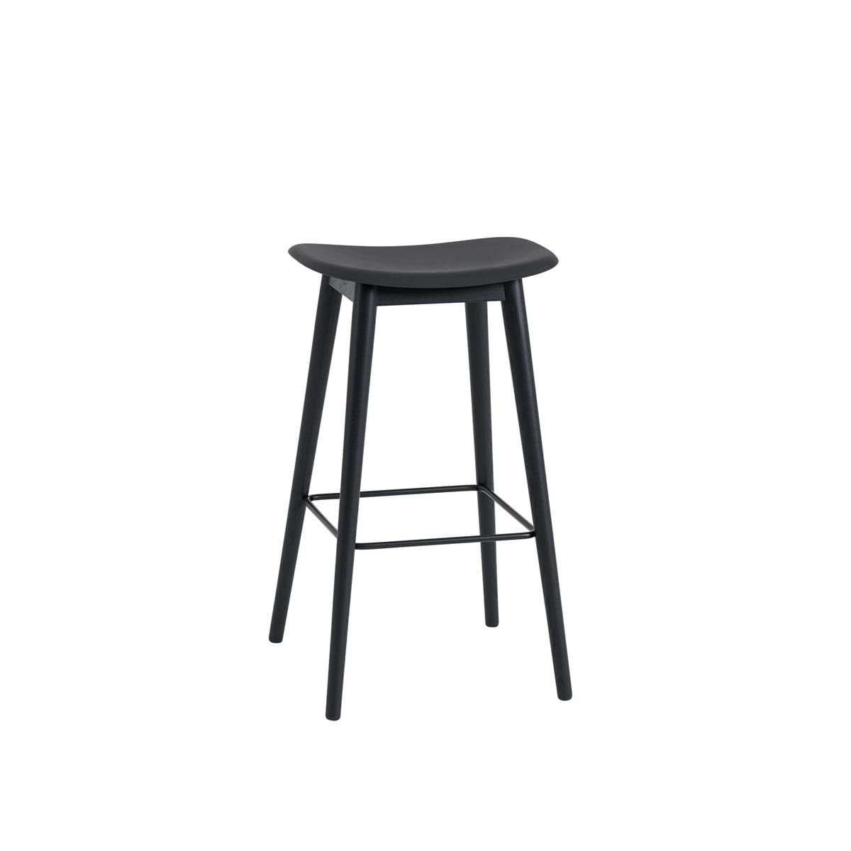 Muuto Fiber Counter Stool Wood Base