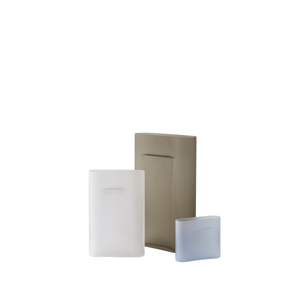 Ridge Vase / H 35 CM