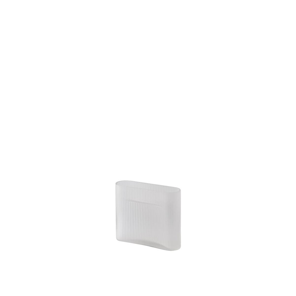Muuto Ridge Vase Frosted Glass