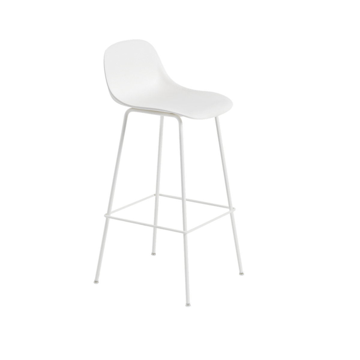 Muuto Fiber Bar Stool Tube Base W. Back