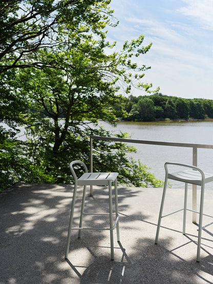 Linear Steel Bar Stool / 75 cm