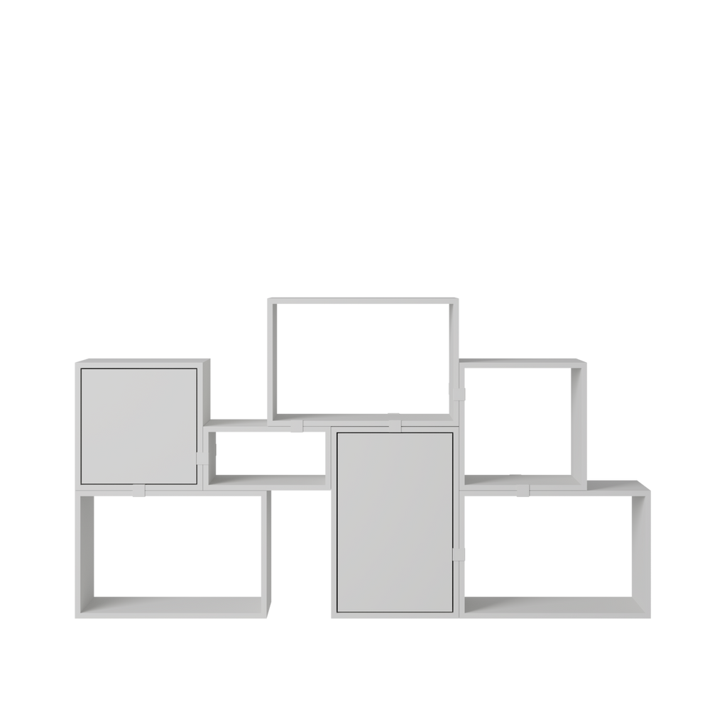 Stacked Storage System / Bookcase - Configuration 6